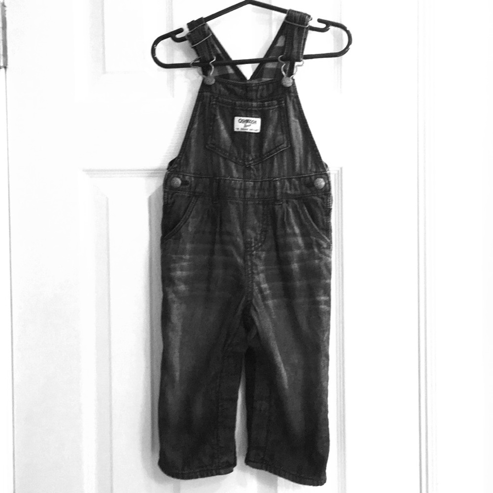 Oshkosh flannel lined overalls- like new!